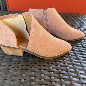 Lucky Brand Suede Ankle Boots SIZE 7.5